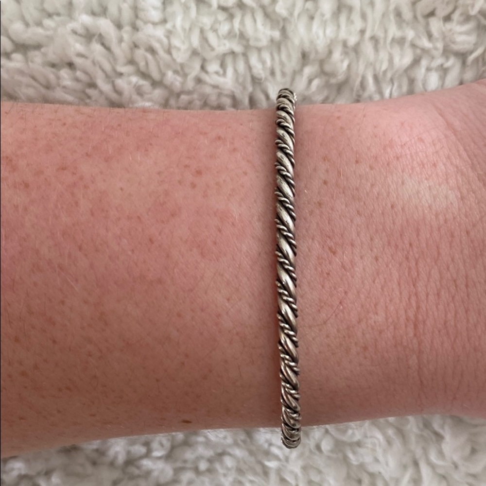 Sterling silver cuff bracelet